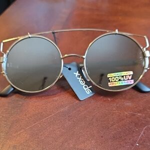 Gold Aviator Sunglasses